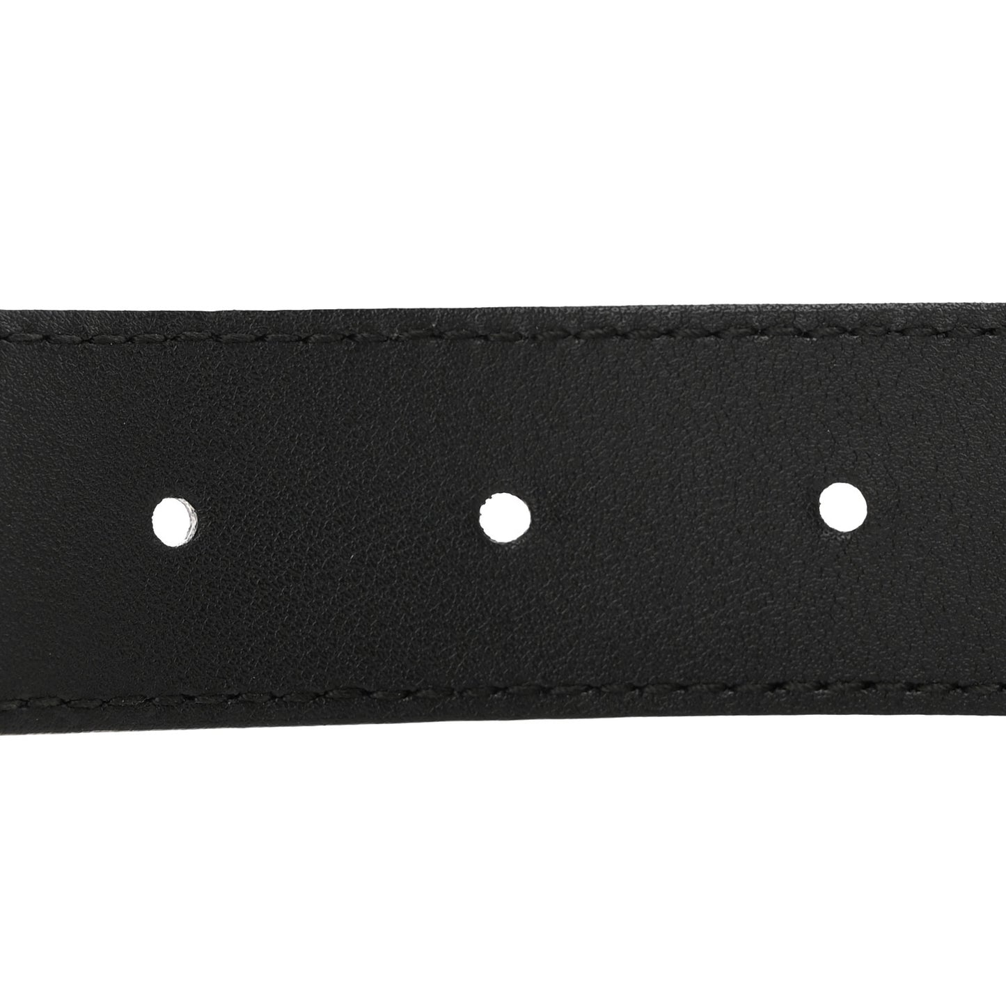 Moon Calfskin Double G 30mm Belt 80 32 Black