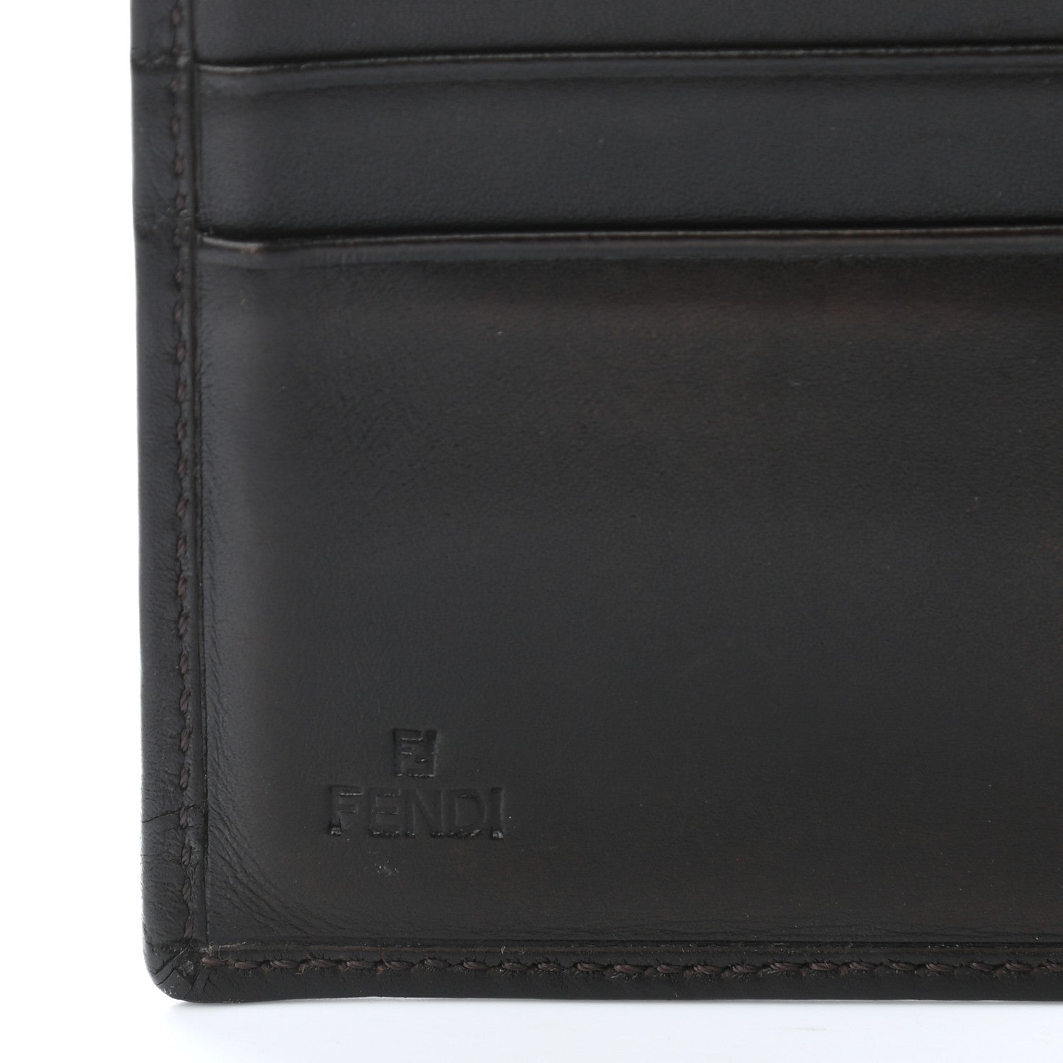 Fendi Zucca Bi-Fold Wallet Tobacco 7 of 10