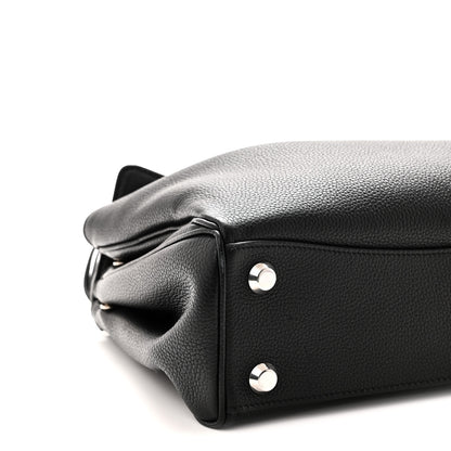 Balenciaga Grained Calfskin Small Rodeo Top Handle Handbag Black 8 of 9