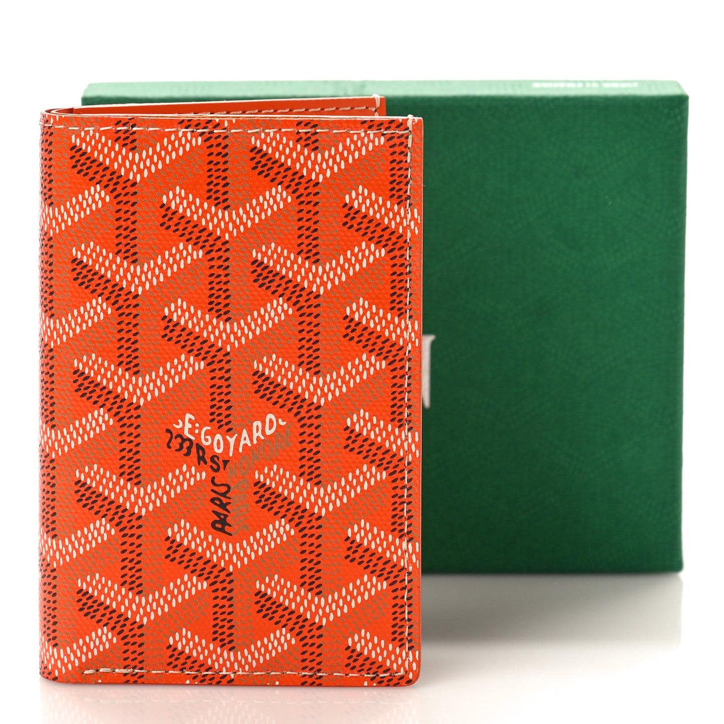 Goyardine Saint Pierre Card Holder Orange