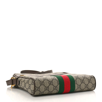 Gucci GG Supreme Monogram Web Small Ophidia Messenger Bag Brown 4 of 9