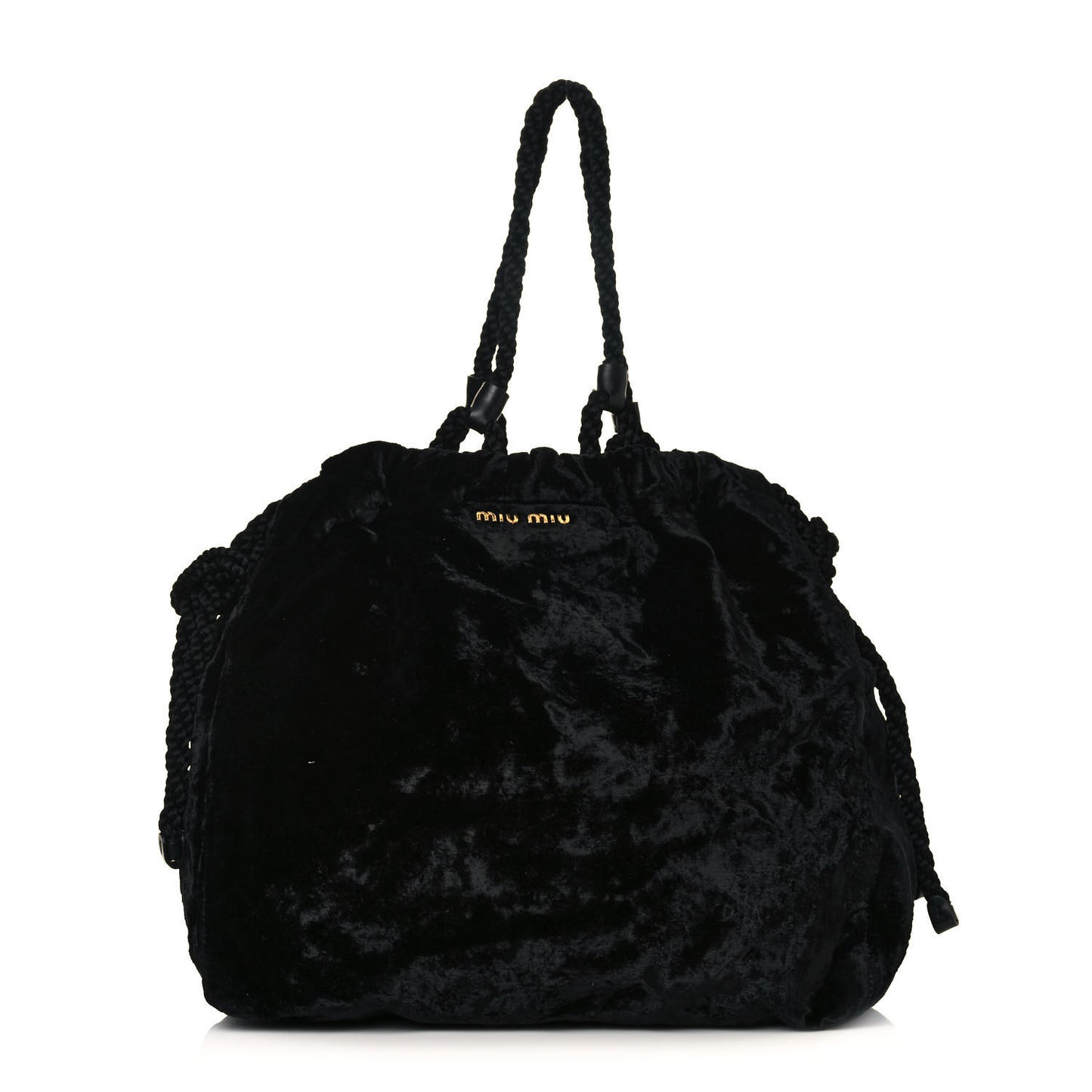 Velluto Shoulder Bag Black