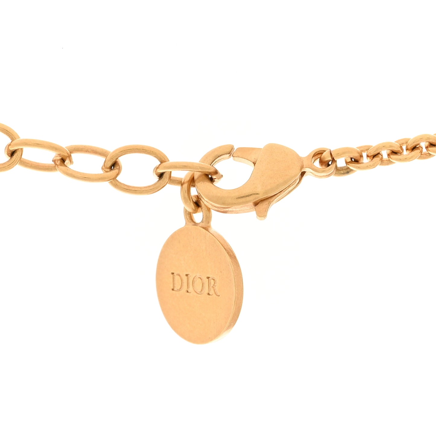 Circle Pendant Long Necklace Gold
