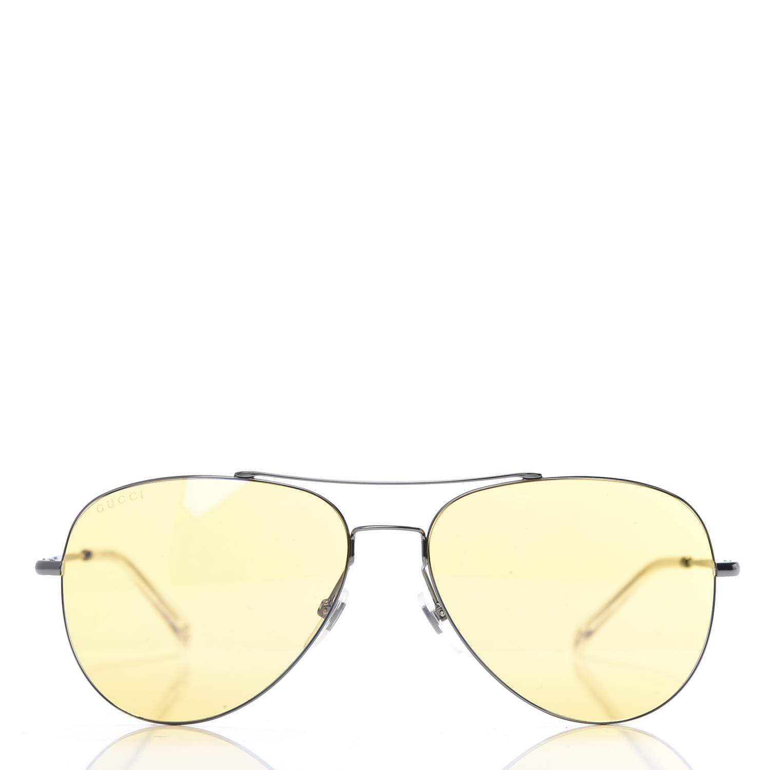 Gucci Metal Aviator GG0500S Sunglasses Yellow 2 of 7