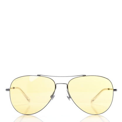 Gucci Metal Aviator GG0500S Sunglasses Yellow 2 of 7