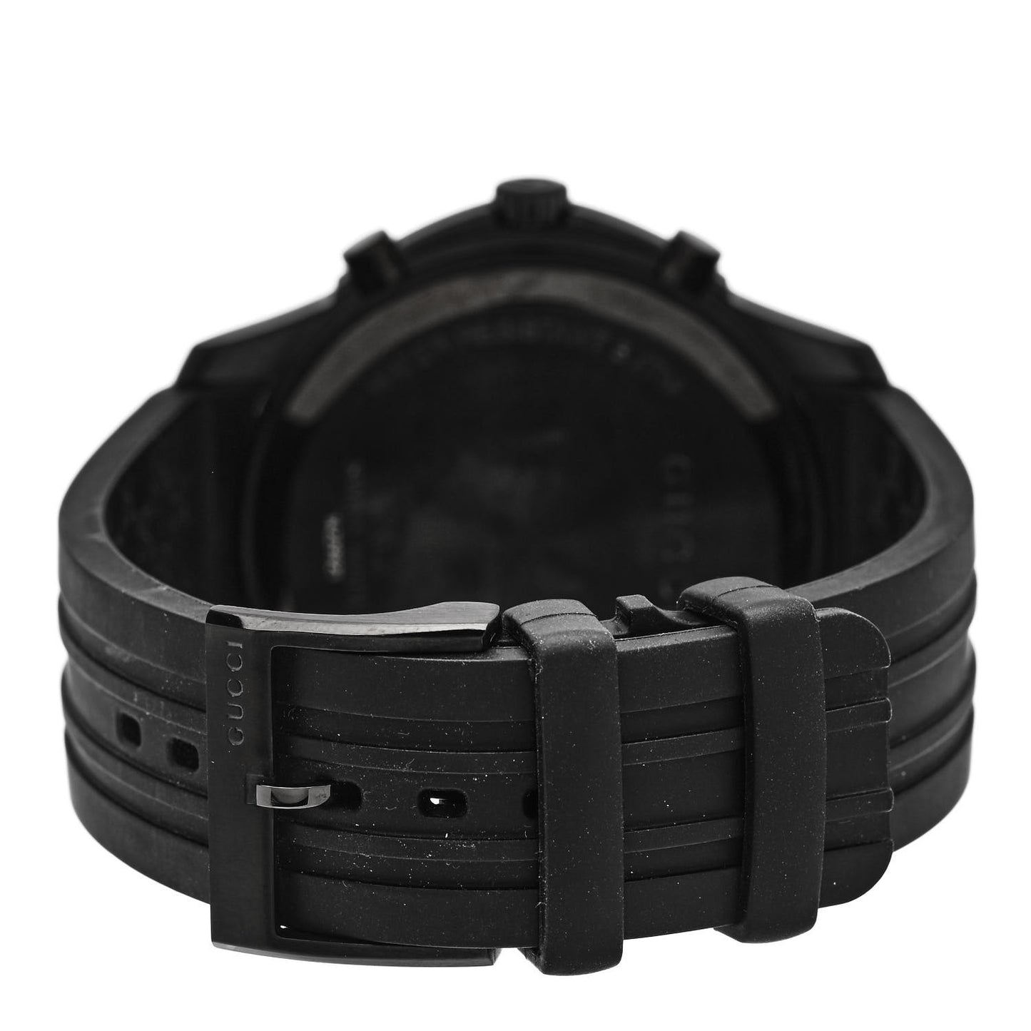 PVD Stainless Steel 44mm G-Timeless Chronograph Quartz Watch Black