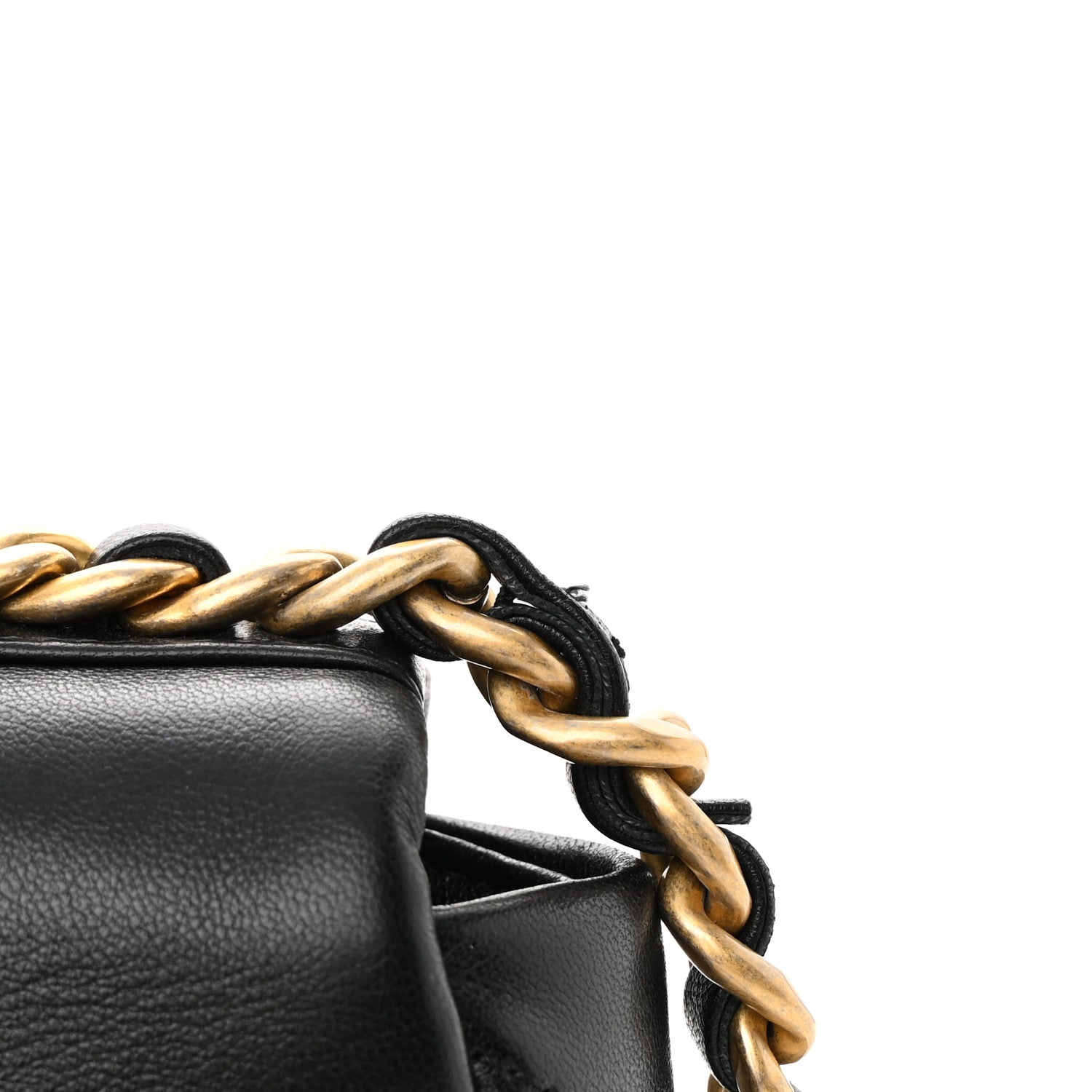 Chanel Lambskin Quilted Medium Chanel 19 Flap Black 11 of 12