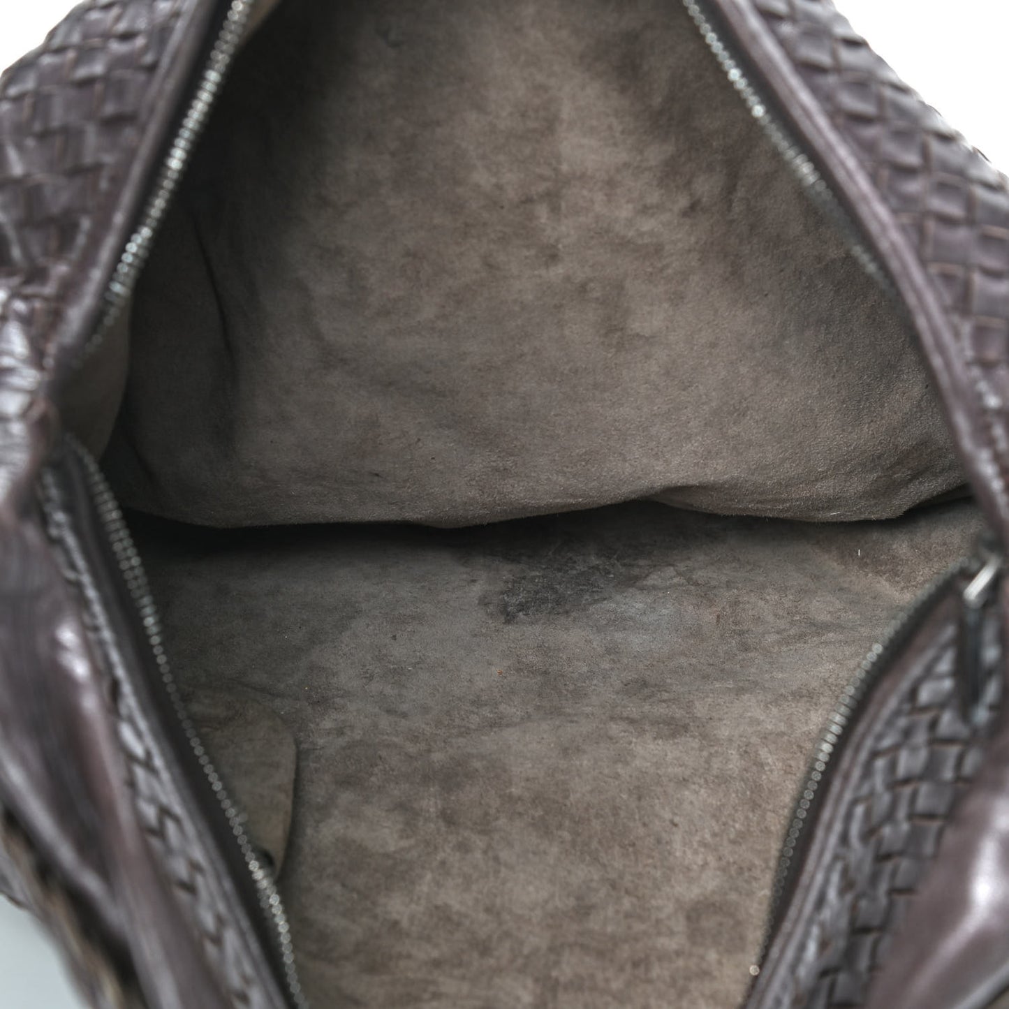 Nappa Intrecciato Maxi Veneta Hobo Ebano