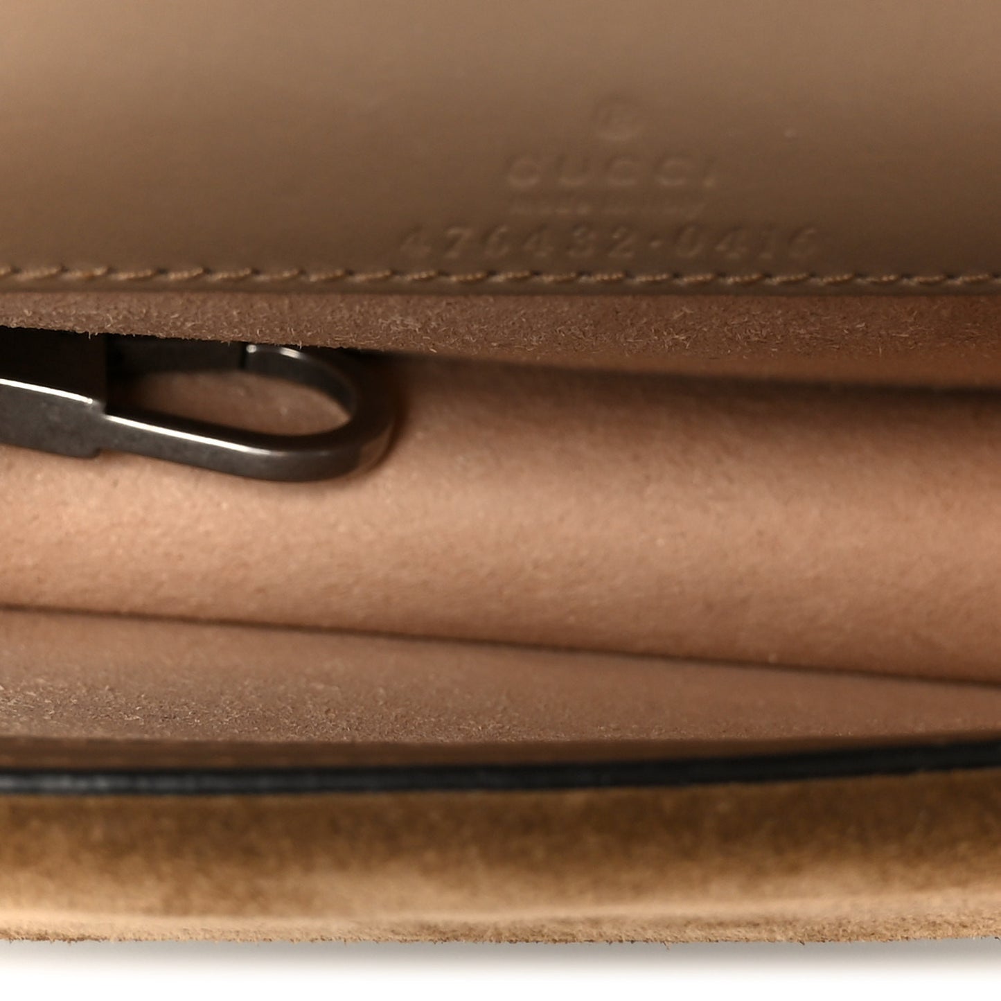 GG Supreme Monogram Super Mini Dionysus Shoulder Bag Taupe