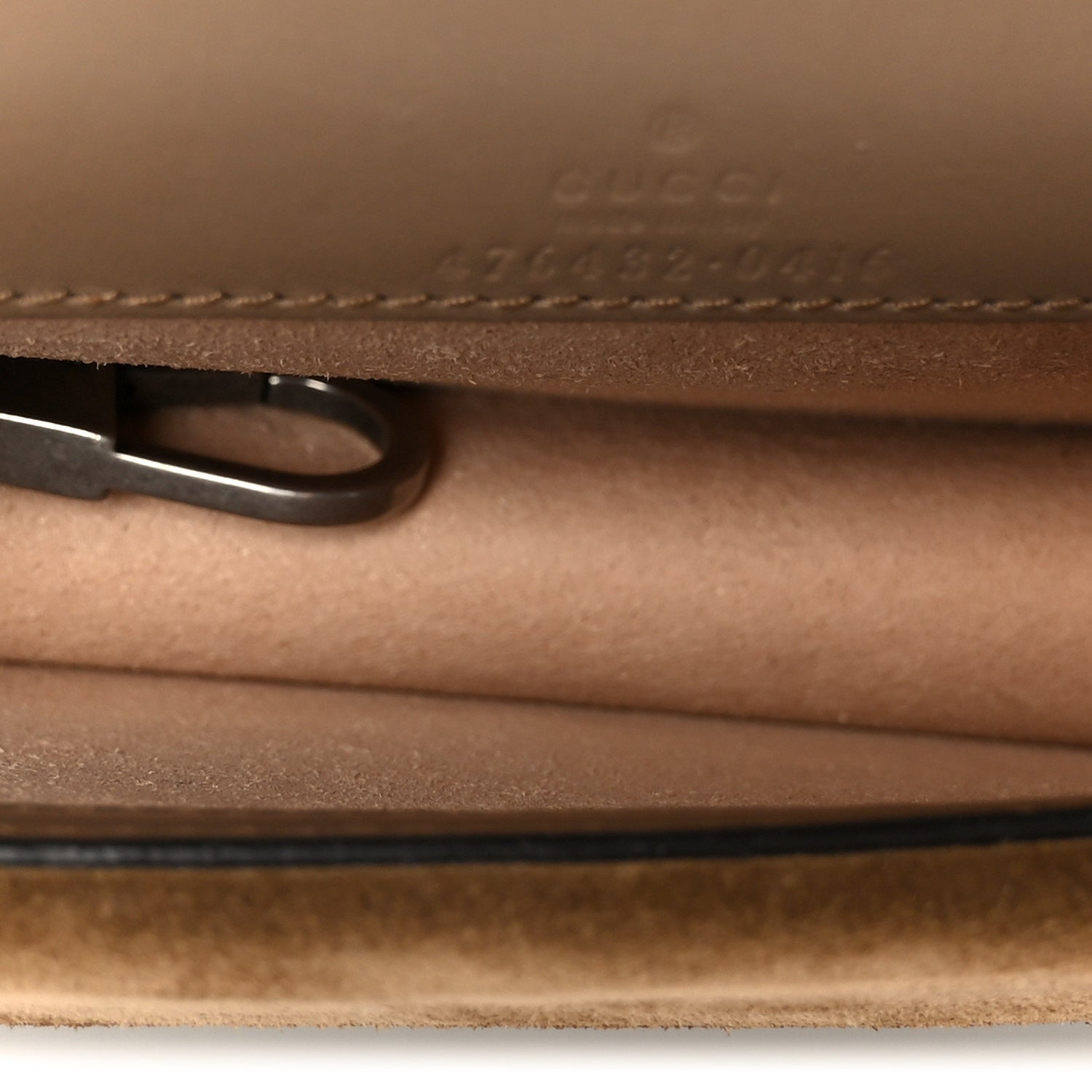 Gucci GG Supreme Monogram Super Mini Dionysus Shoulder Bag Taupe 4 of 9
