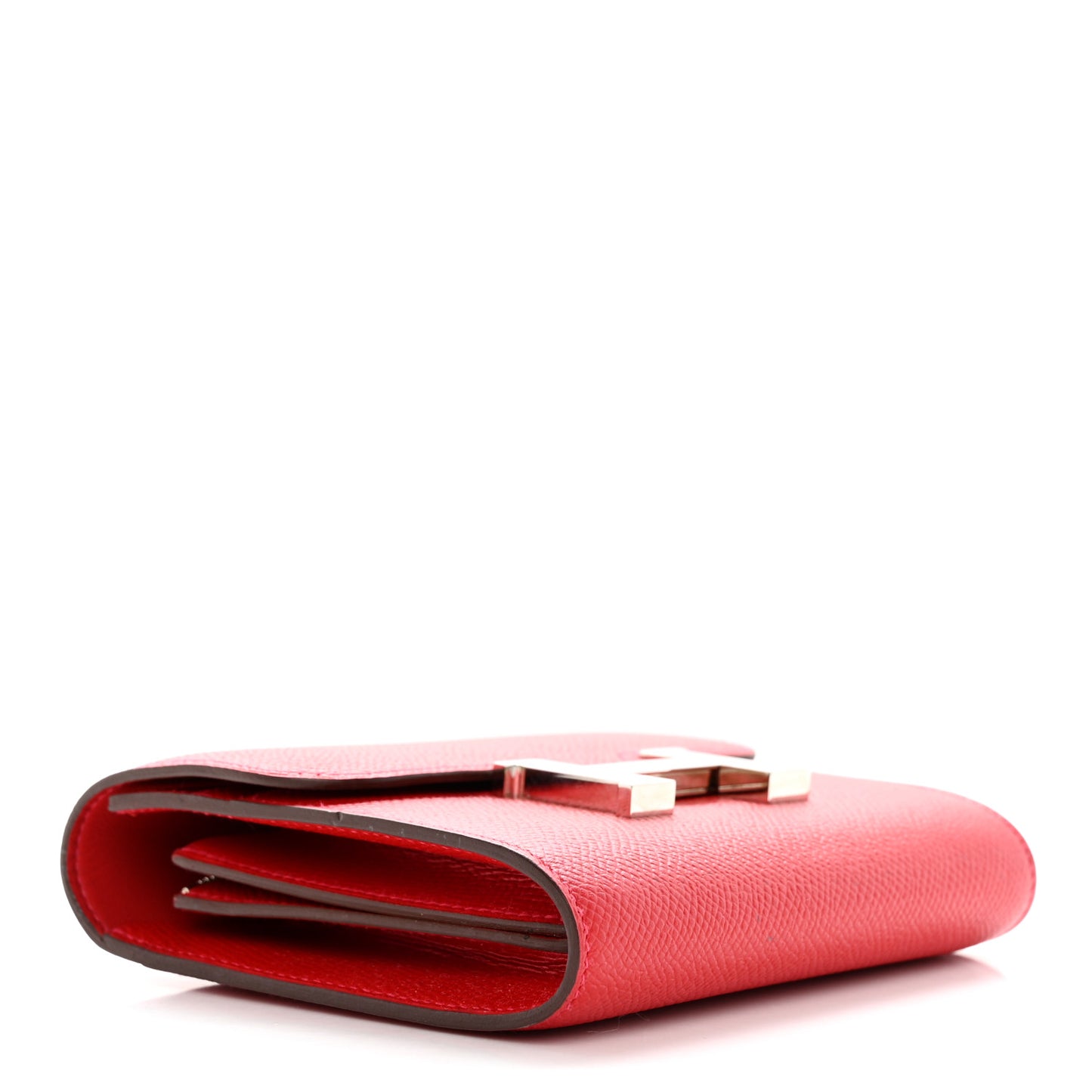 Epsom Constance Compact Passant Wallet Rouge Casaque