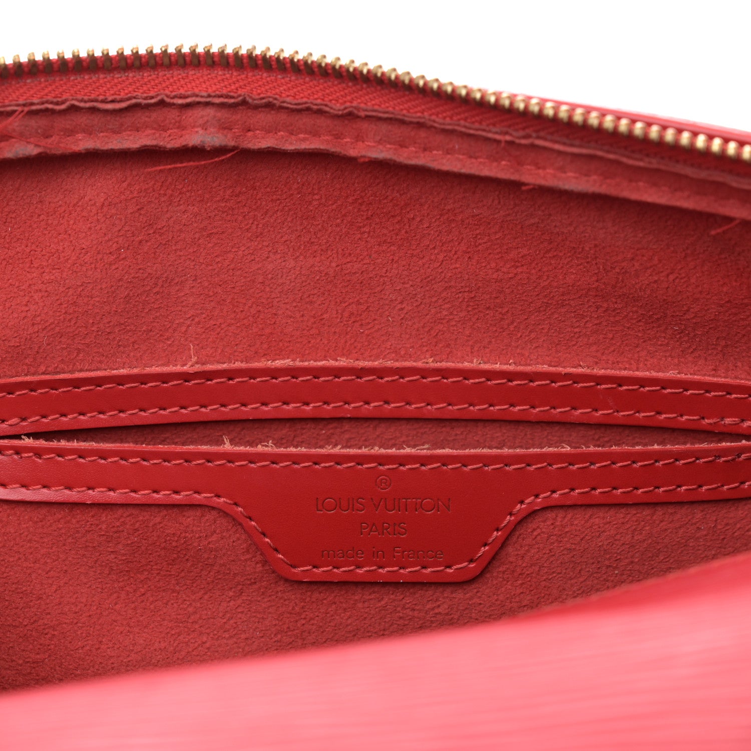Louis Vuitton Epi Soufflot Castillan Red 11 of 13