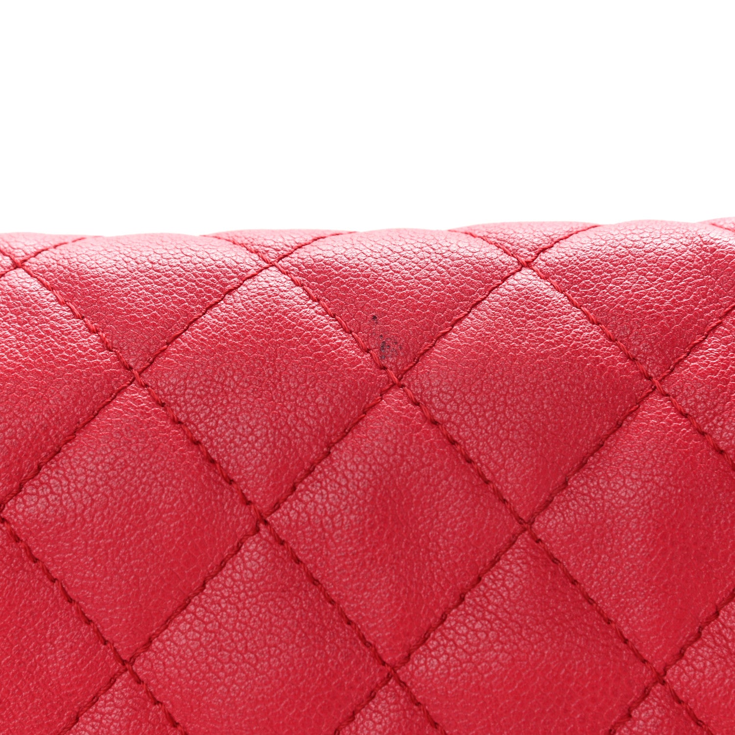 Chanel Washed Caviar Quilted Maxi Single Flap Fuchsia 14 of 14