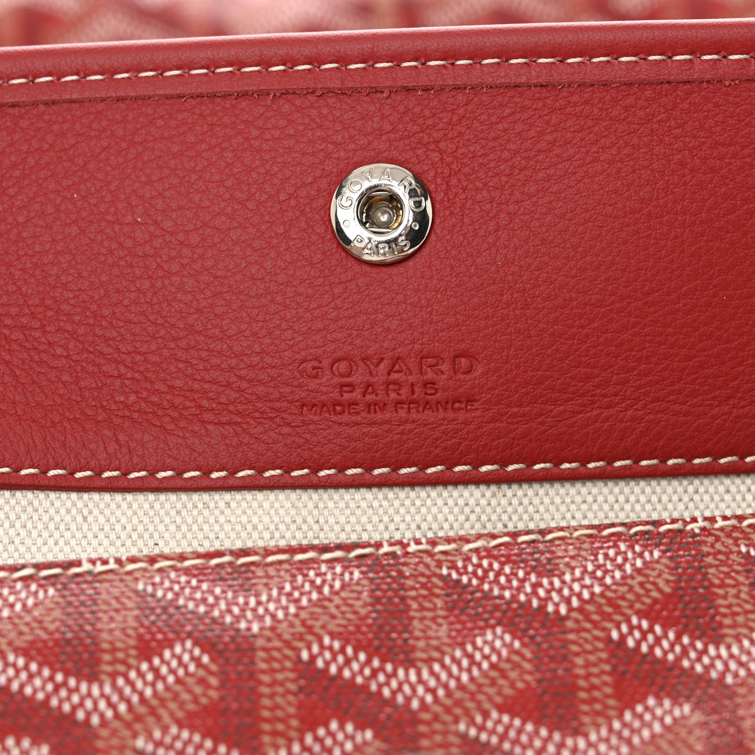 Goyard Goyardine Coeur Saint Louis GM Red 7 of 11
