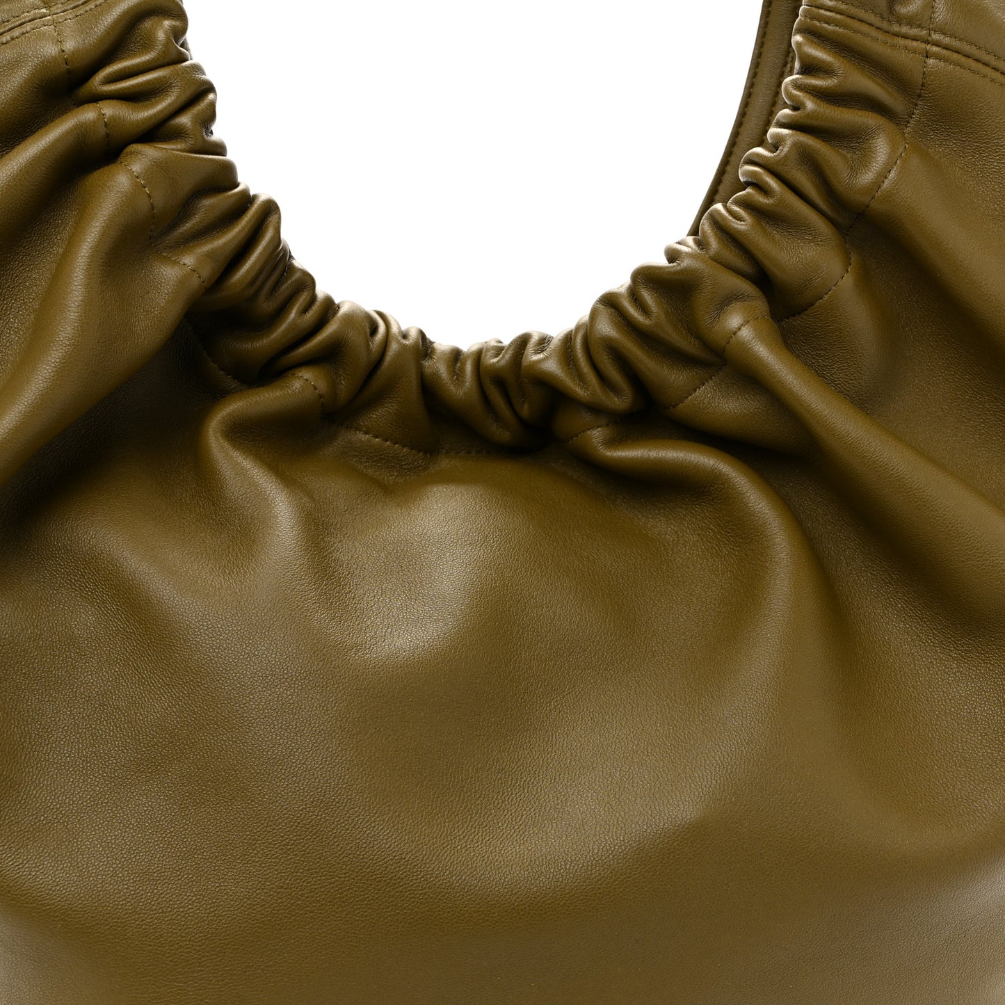 Nappa Medium Squeeze Bag Olive
