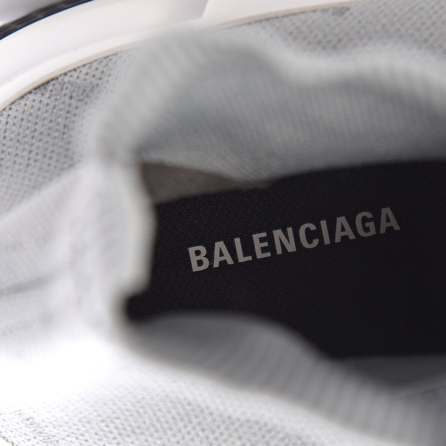 Balenciaga Neoprene Knit Allover Logo Mens Speed Sneakers 41 Grey 7 of 9