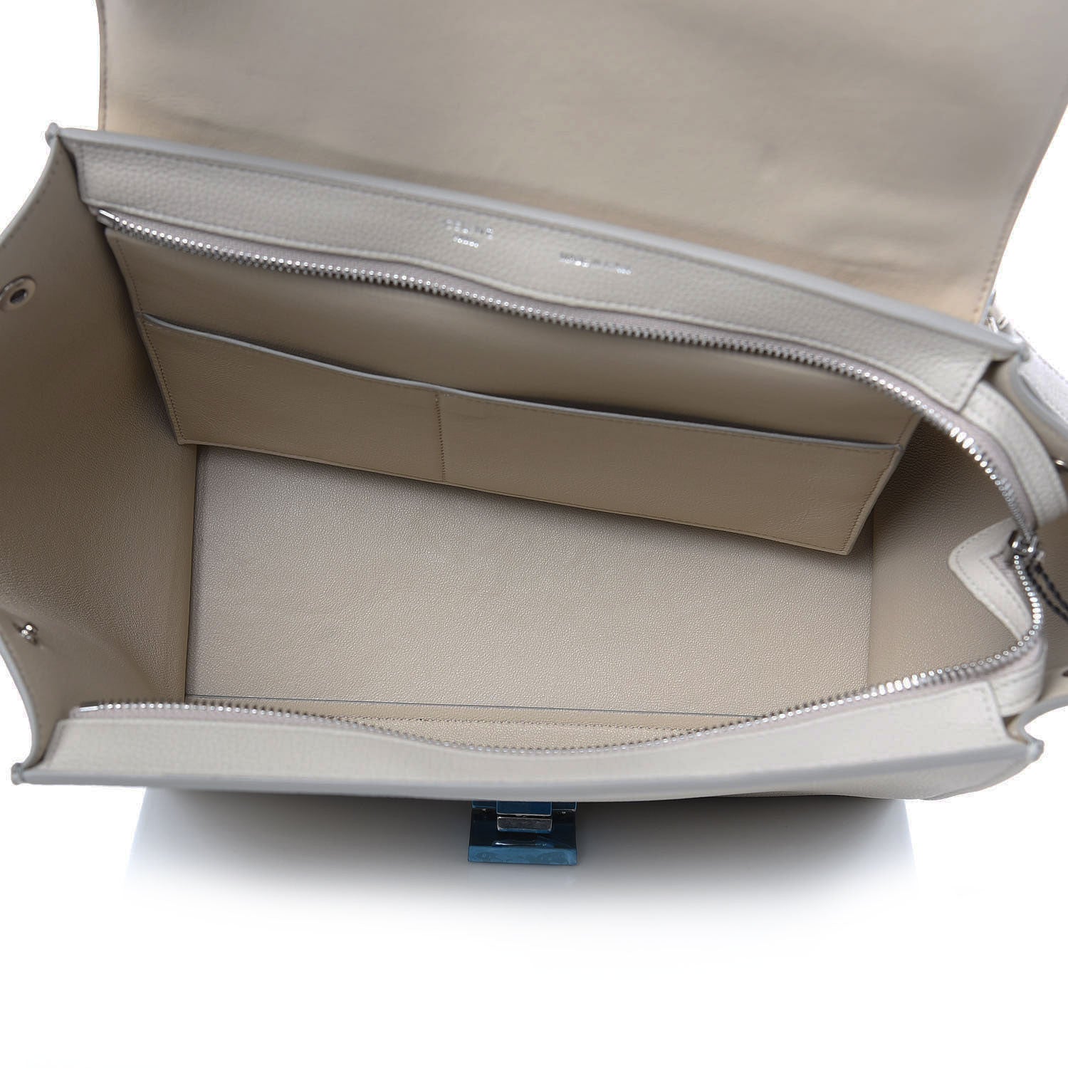 Celine Spazzolato Calfskin Nubuck Small Trapeze Quartz 5 of 8