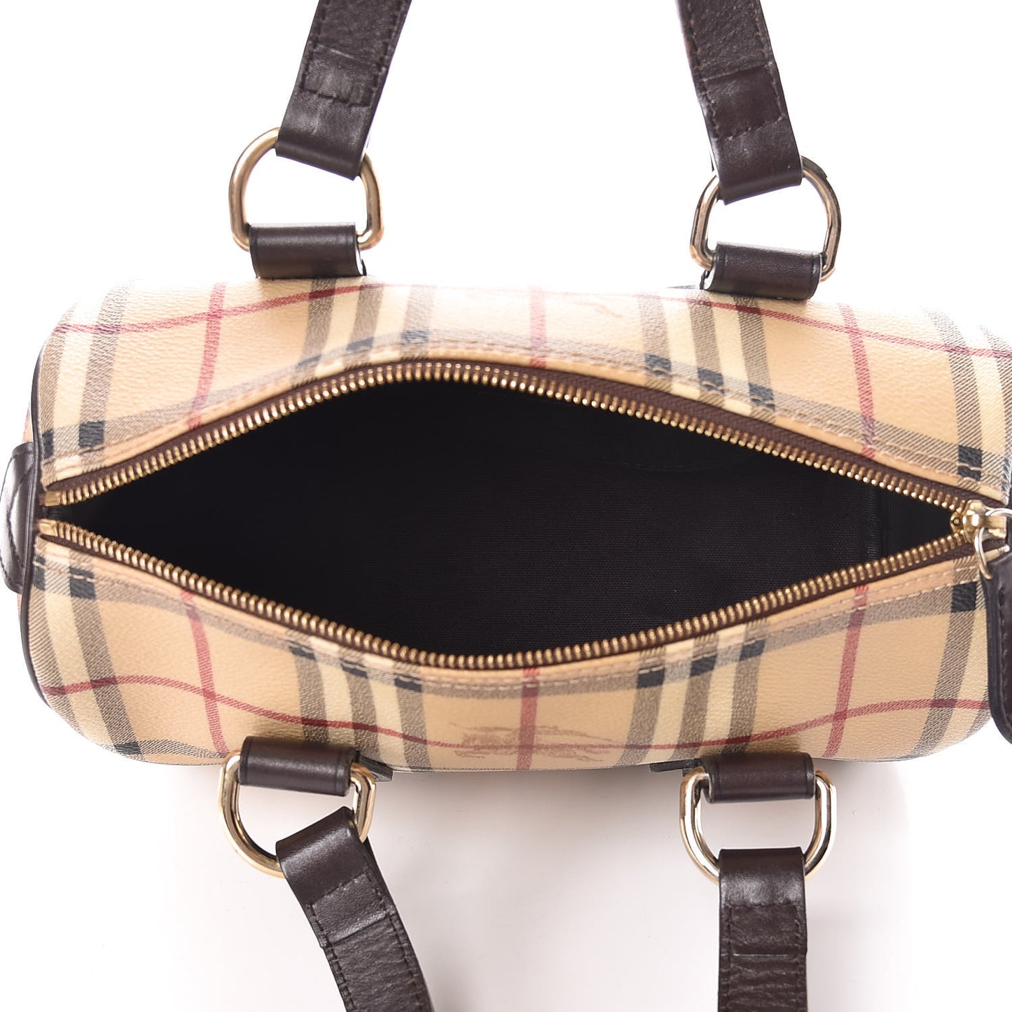 Haymarket Check Small Chester Bowling Bag Chocolate