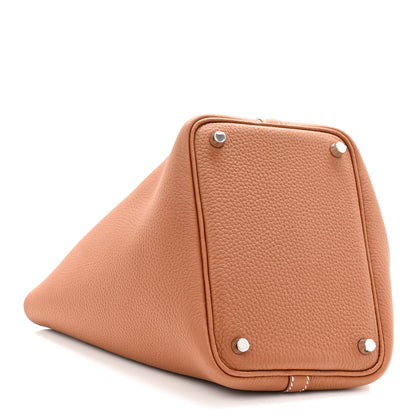 Hermes Taurillon Clemence Picotin Lock 18 PM Gold 4 of 10