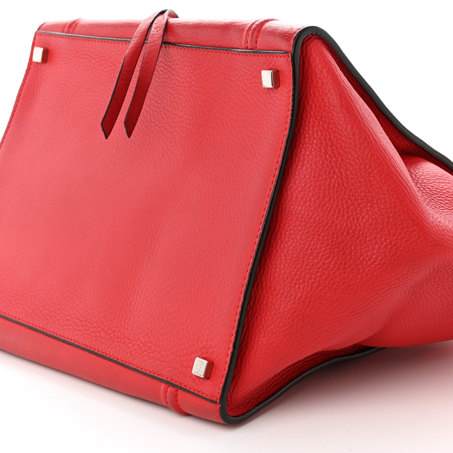 Supple Calfskin Medium Phantom Luggage Red