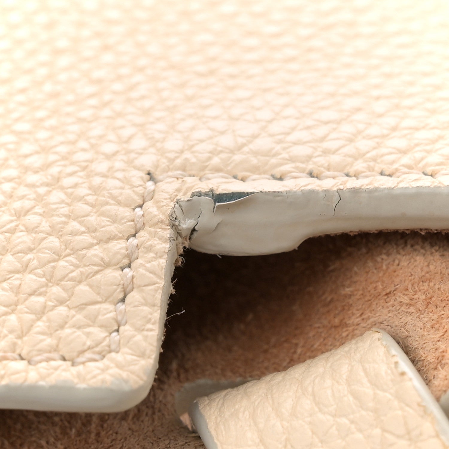 The Row Grained Calfskin Sidekick Beige 11 of 13