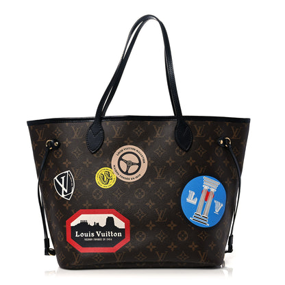 Louis Vuitton Monogram World Tour Neverfull MM 3 of 16