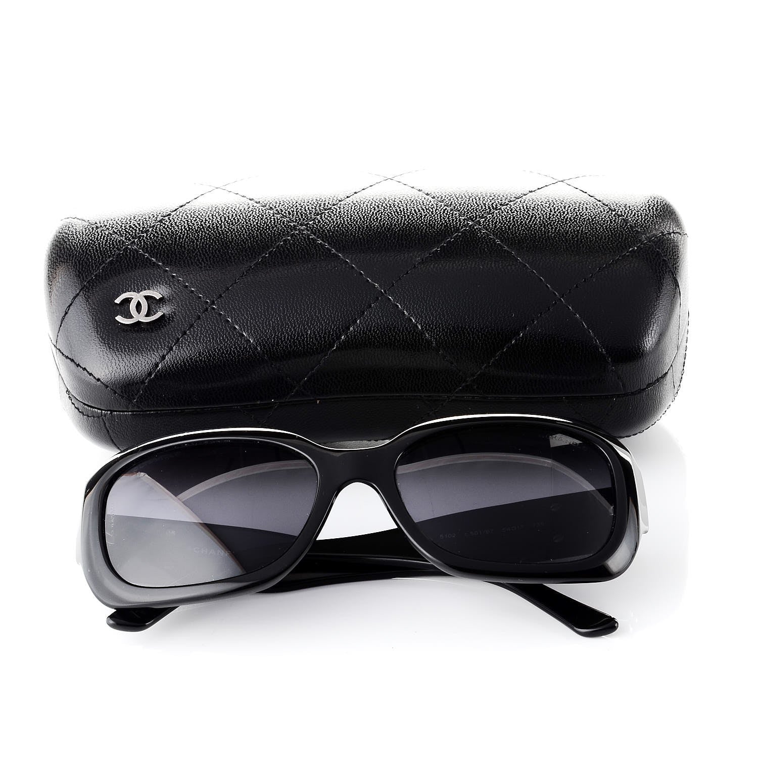 Chanel CC Sunglasses 5102 Black 8 of 8