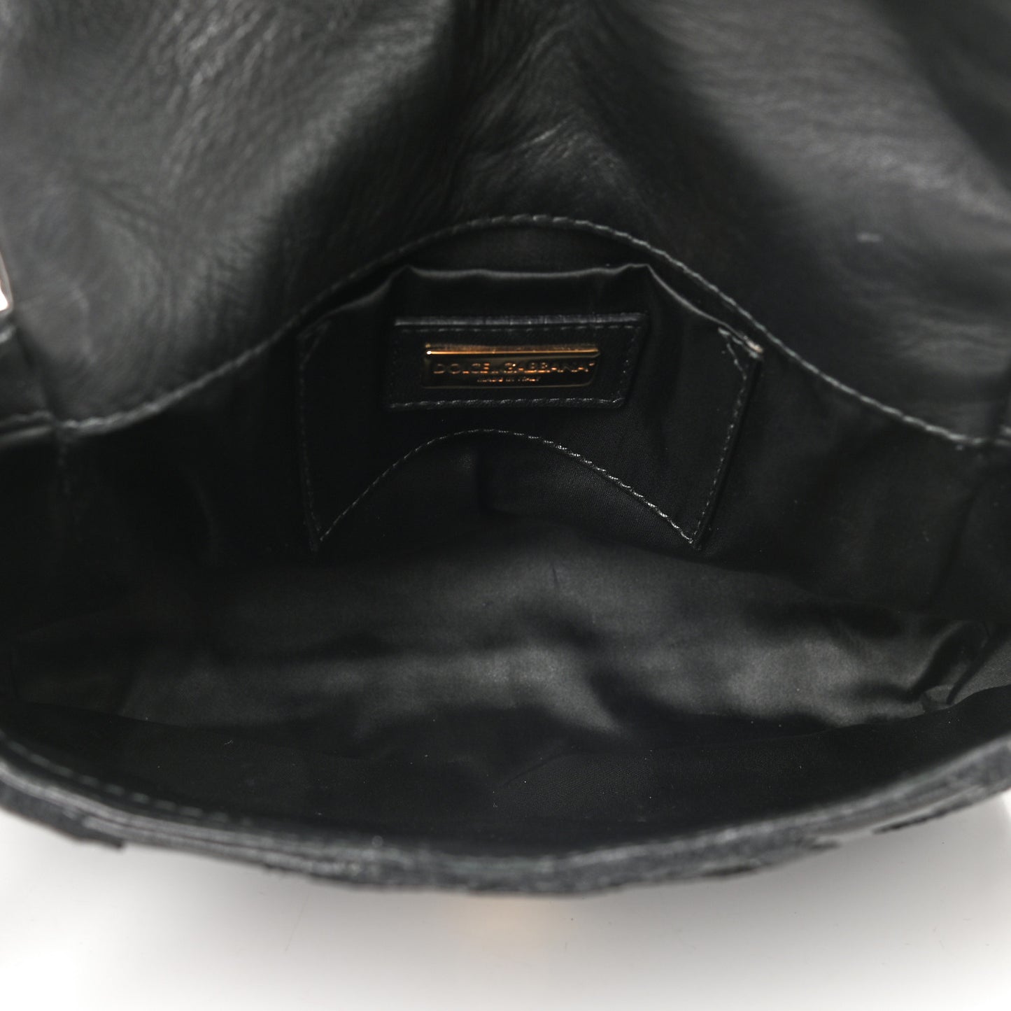 Lace Miss Charles Evening Bag Black