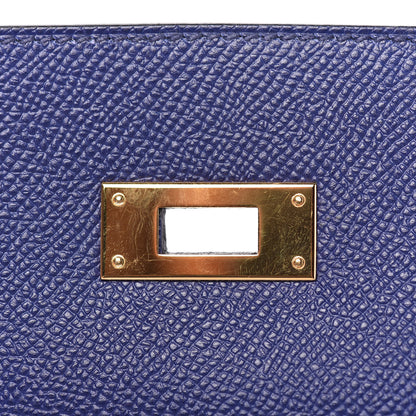 Hermes Epsom Kelly Sellier 32 Bleu Encre 24 of 36