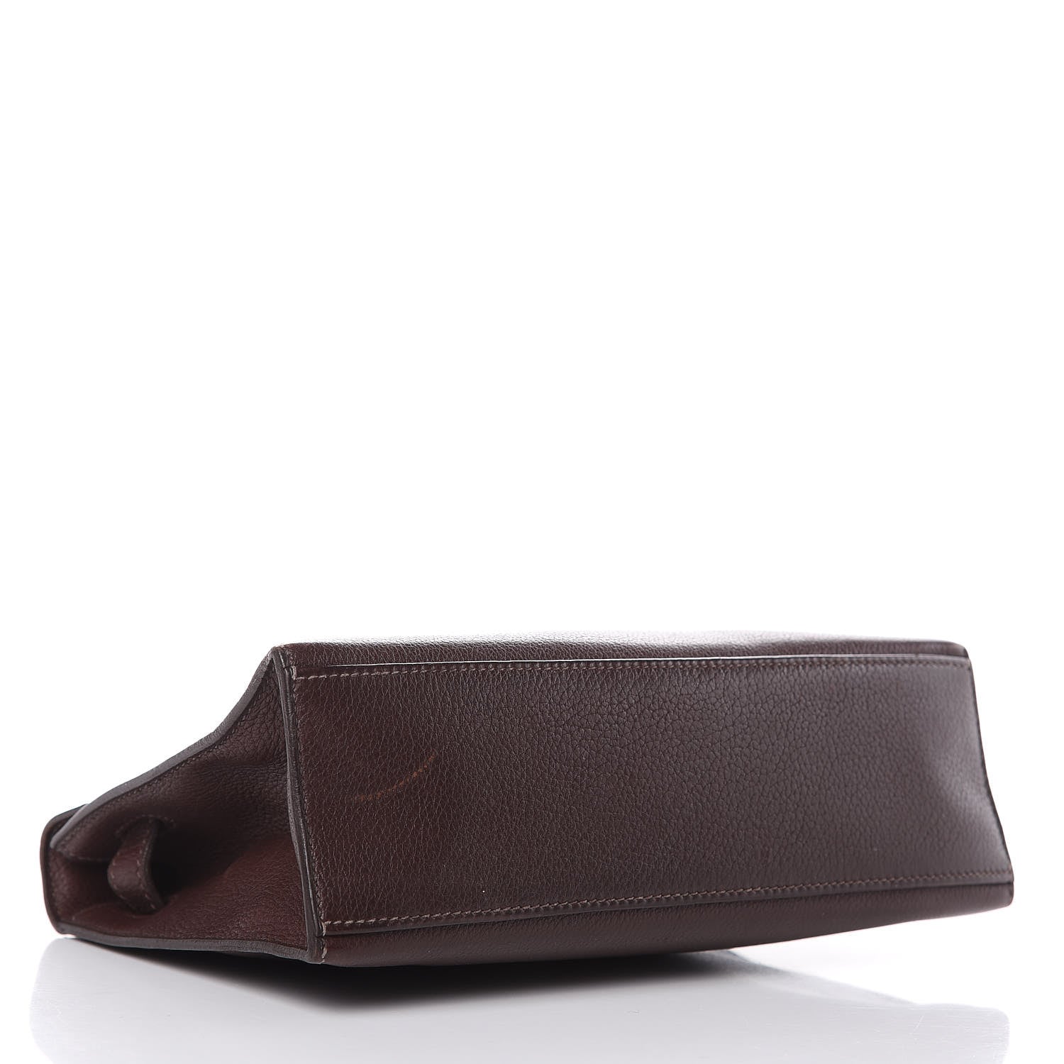 Hermes Evergrain Kelly Pochette Clutch Havane 5 of 24