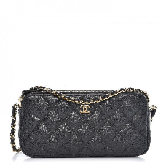 Chanel Caviar Quilted Small Clutch With Chain Black 1 of 13