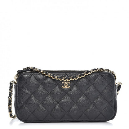 Chanel Caviar Quilted Small Clutch With Chain Black 1 of 13