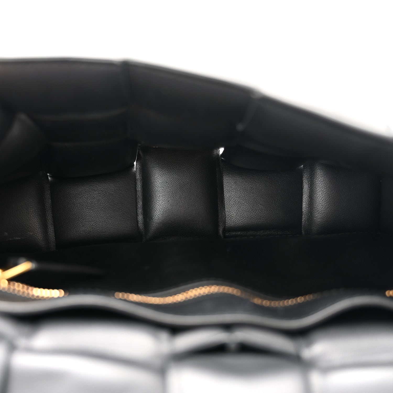 Bottega Veneta Nappa Maxi Intreccio Padded Cassette Crossbody Bag Black 5 of 10
