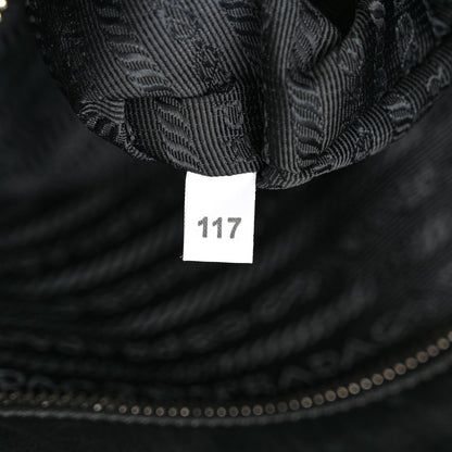 Prada Soft Calf Side Zip Hobo Black 8 of 15