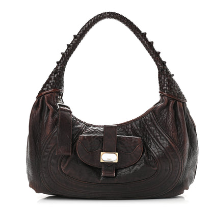 Fendi Nappa Nuvolata Spy Hobo Moro 1 of 15