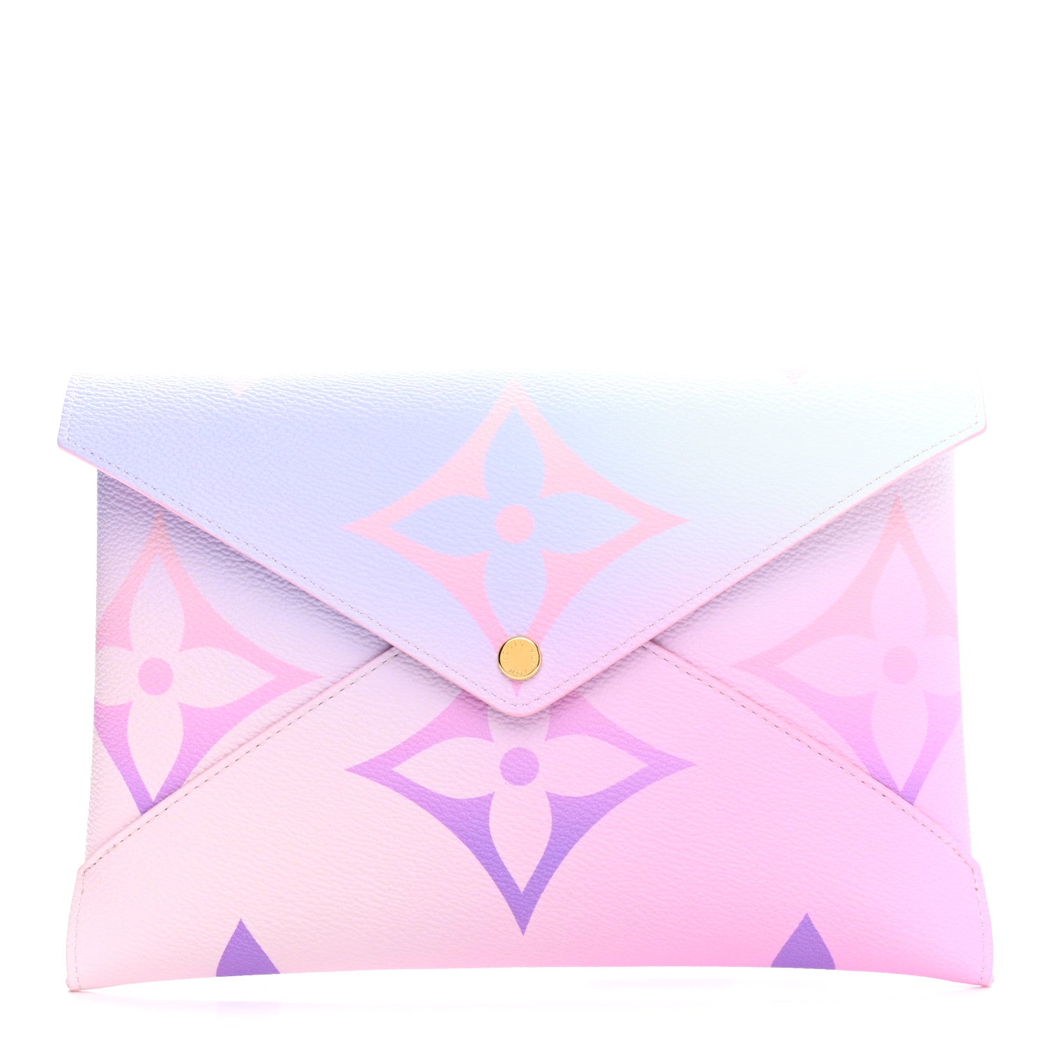Louis Vuitton Monogram Giant Spring in the City Kirigami Pochette Set Sunrise Pastel Midnight Fuchsia Sunset Kaki 1 of 11