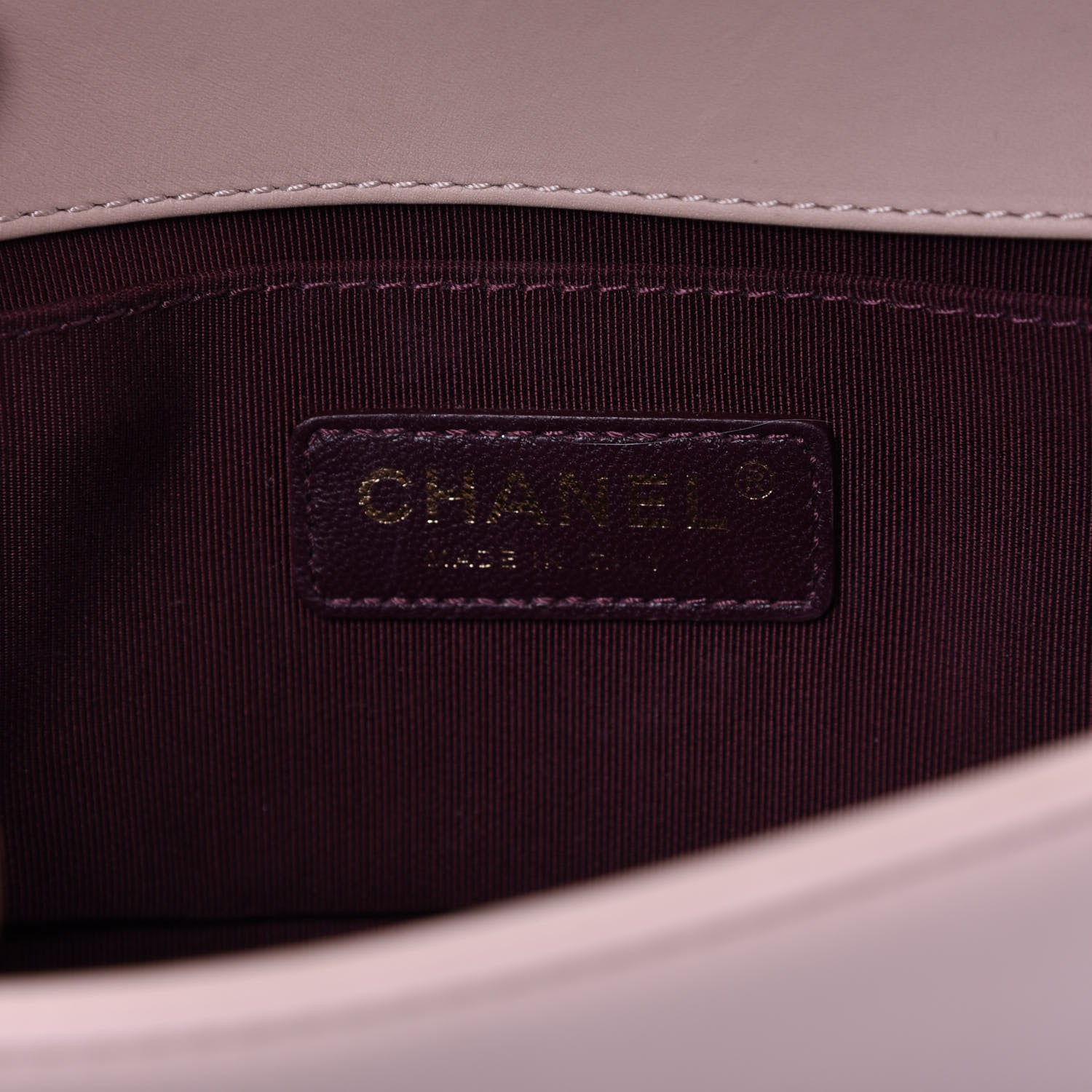 Chanel Caviar Suede Calfskin Chevron Quilted Small Boy Flap Light Pink 8 of 10