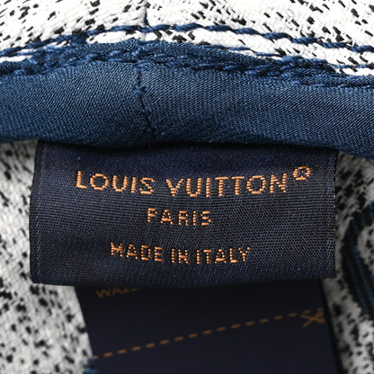 Louis Vuitton Monogram Denim Jacquard LV Remix Bucket Hat M Blue 8 of 9