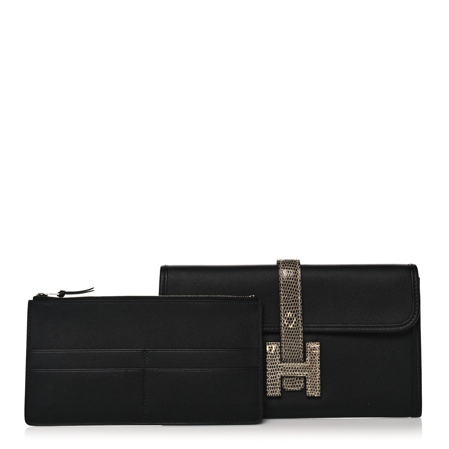 Swift Lizard Jige Touch Duo Clutch Black Ombre