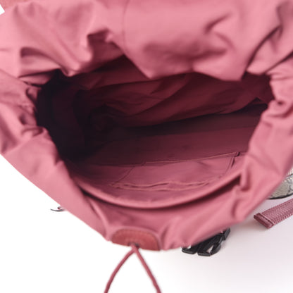 Gucci GG Supreme Monogram Blooms Medium Single Buckle Backpack Beige Multicolor Dry Rose 5 of 13