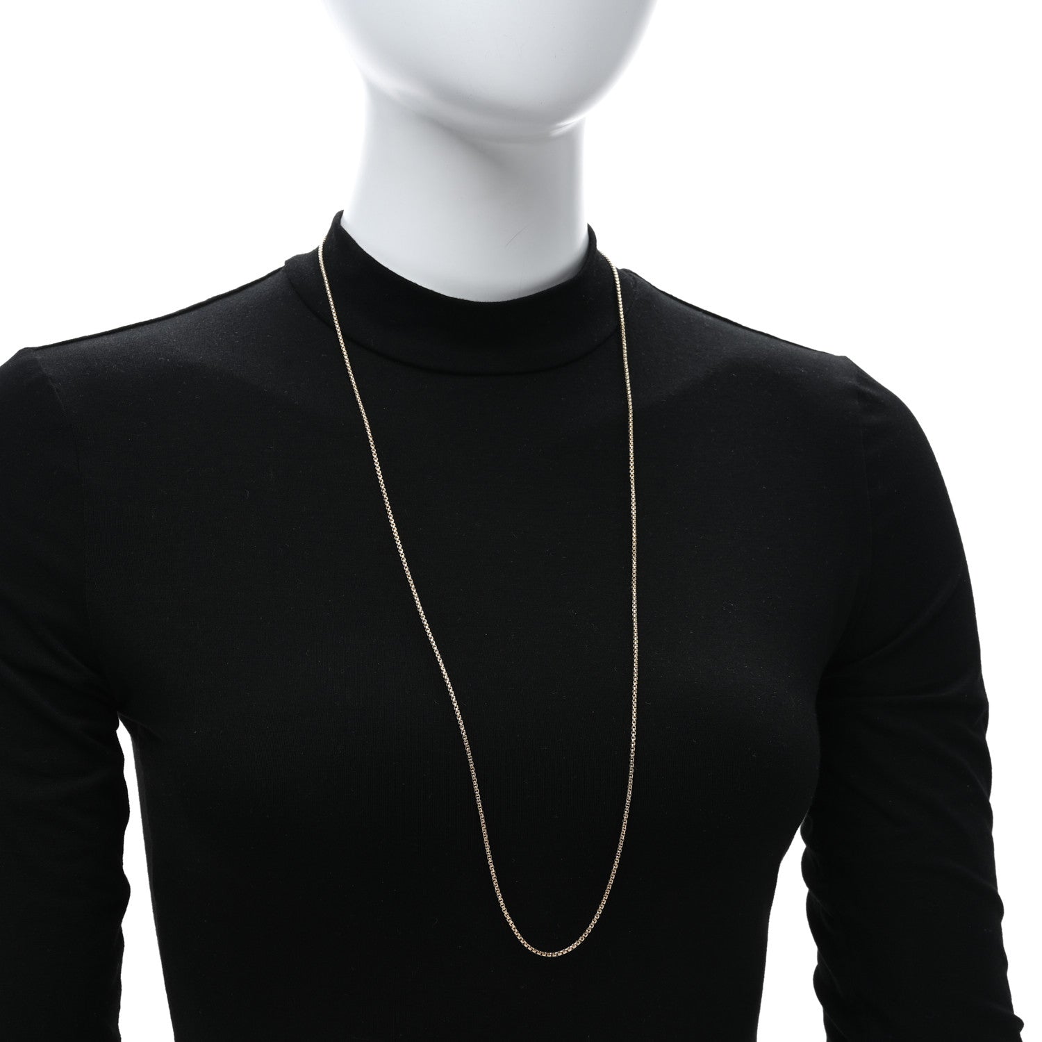 David Yurman 18K Yellow Gold 1.7mm Box Chain Necklace 20" 2 of 4