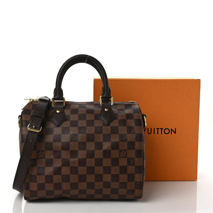 Louis Vuitton Damier Ebene Speedy Bandouliere 25 11 of 11