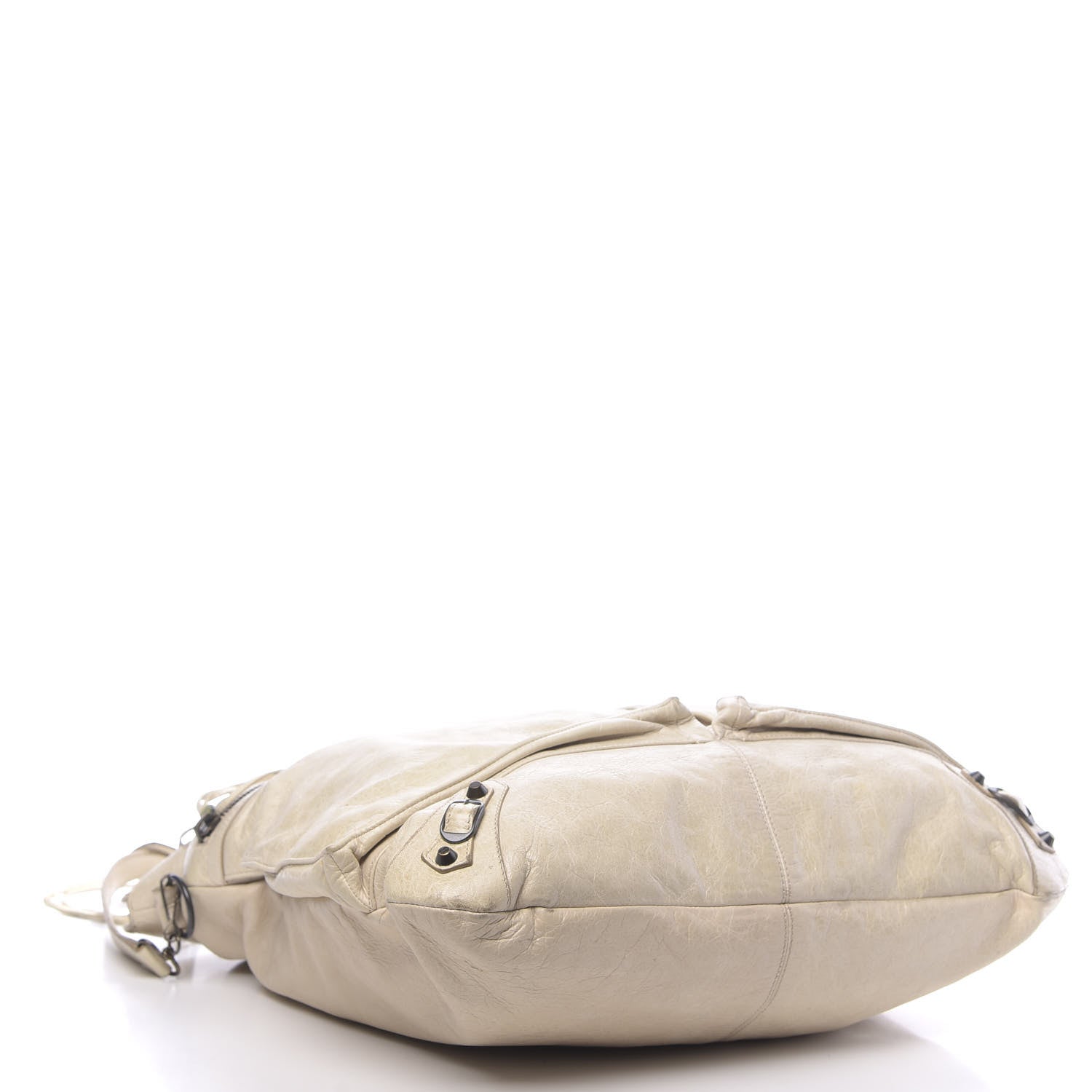 Balenciaga Agneau Classic Hardware Square Tote Ivory 4 of 12