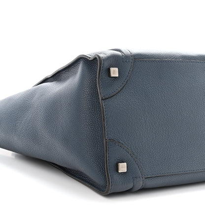 Celine Drummed Calfskin Mini Luggage Orage 9 of 11