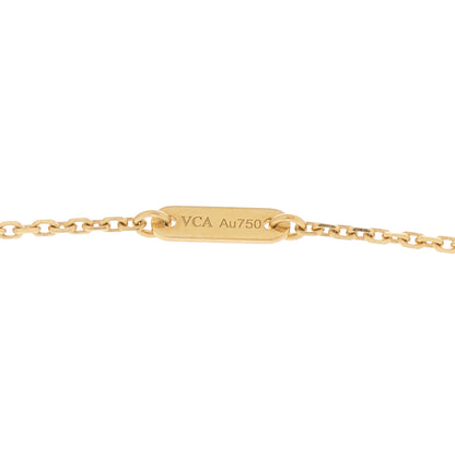 Van Cleef & Arpels 18K Yellow Gold Mother of Pearl Sweet Alhambra Butterfly Pendant Necklace 4 of 6