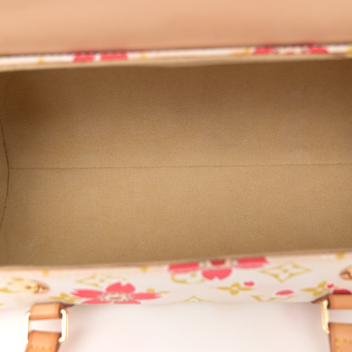 LOUIS VUITTON Monogram Cherry Blossom Papillon Red Creme