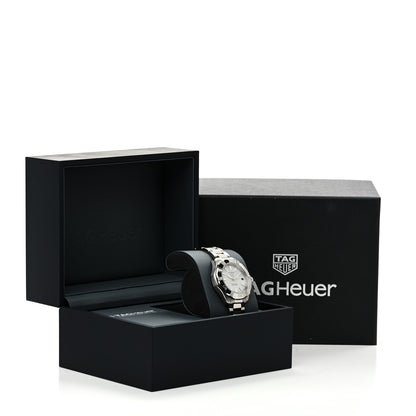 Tag Heuer Stainless Steel Mother of Pearl 34mm Aquaracer Lady Professional 200 Solargraph Quartz Watch WBP1312 5 of 5