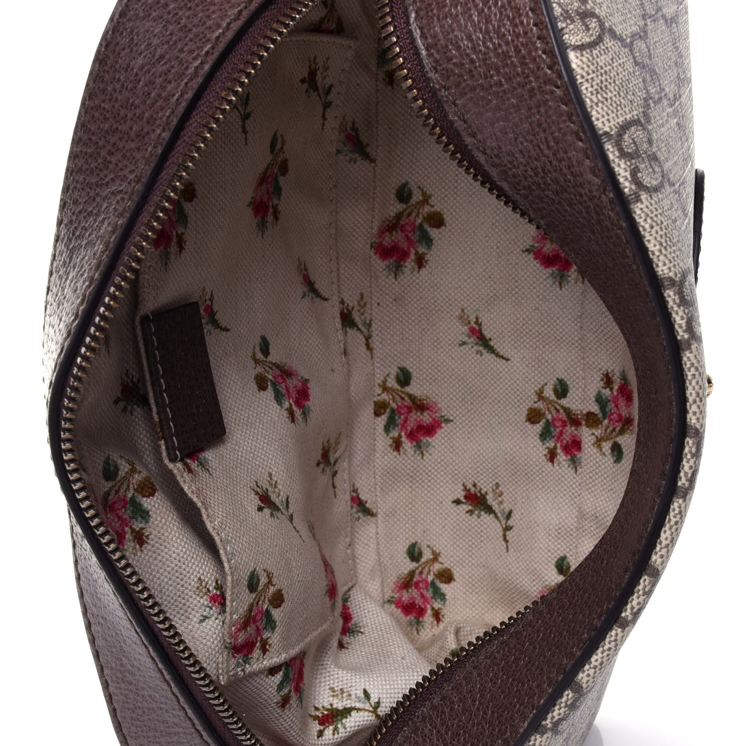 Gucci GG Supreme Monogram Web Neo Vintage Shoulder Bag Beige New Acero Crop 4 of 4