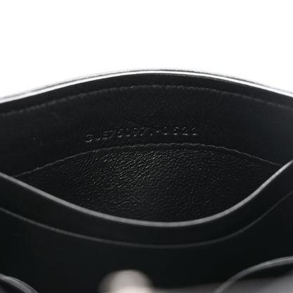 Saint Laurent Calfskin Nylon Matelasse Chevron Small Monogram Envelope Wallet Black 7 of 7