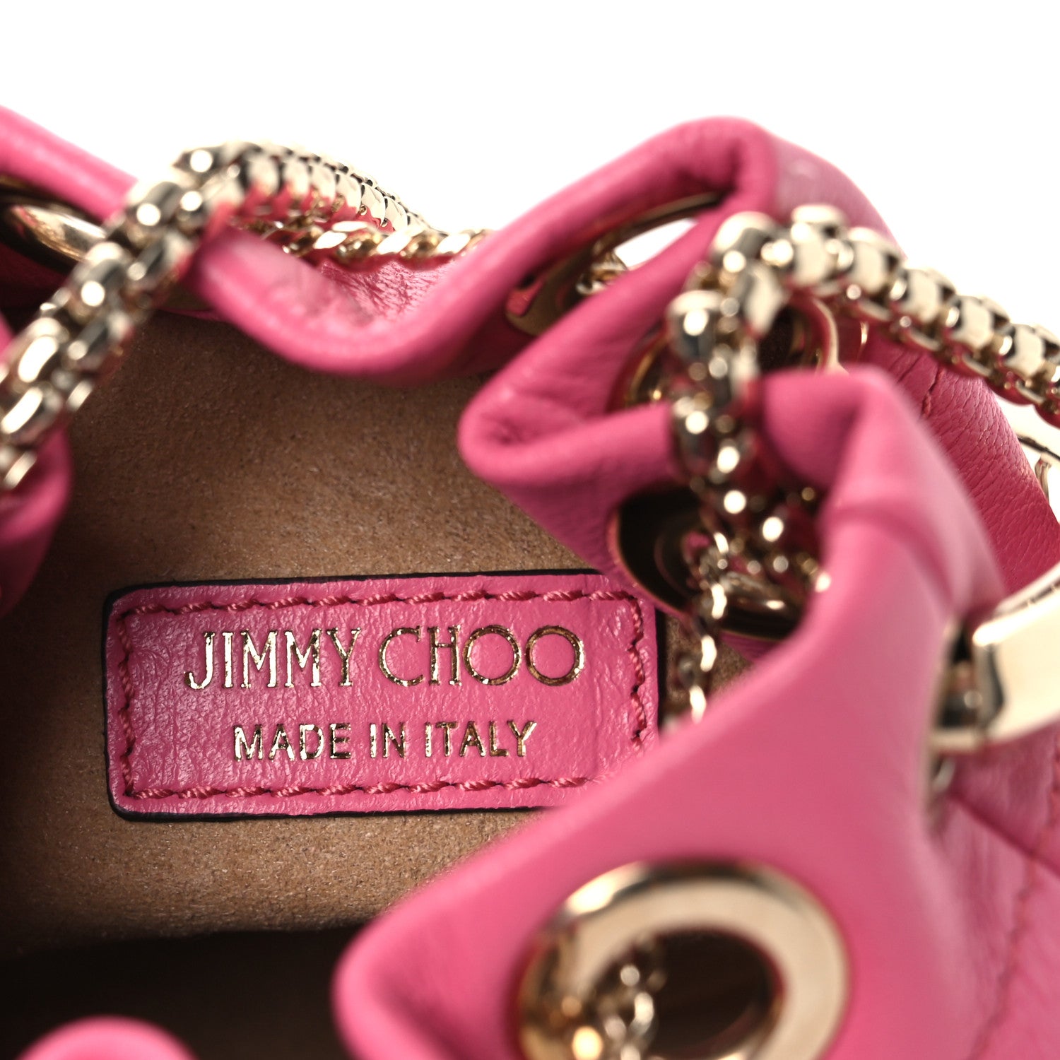 Jimmy Choo Calfskin Micro Bon Bon Bag Candy Pink 6 of 9